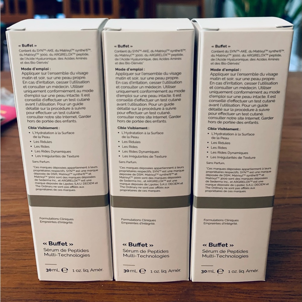 10x THE ORDINARY BUFFET SERUM - 30ML EA.- PEPTIDE SERUM - SKINCARE ANTI-AGING - Picture 9 of 10